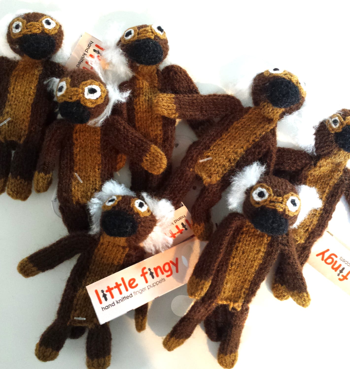 Squirrel Monkey Finger Puppet