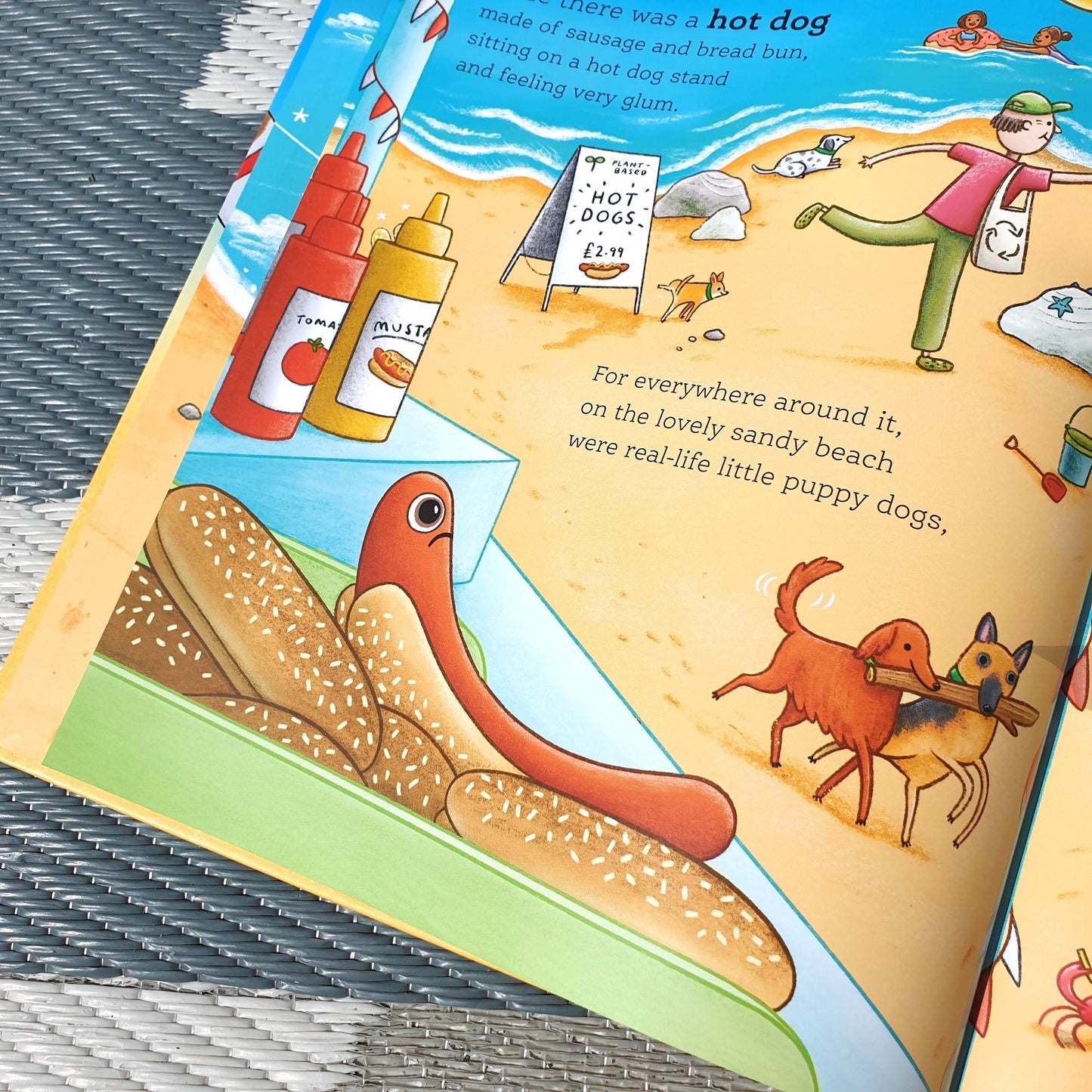 Hot Dog Signed Children's Illustrated Dachshund Sausage Dog Picture Book