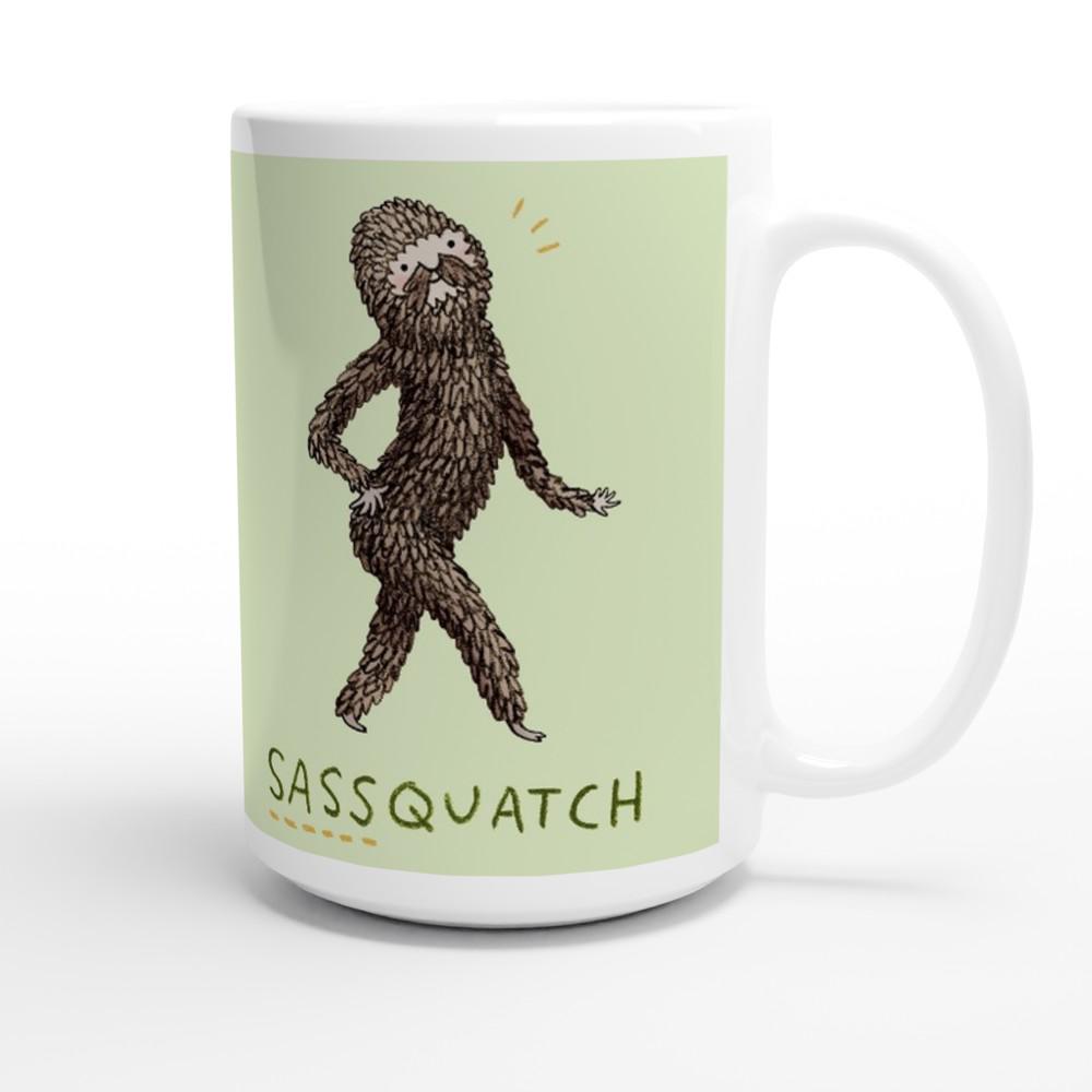 Sassquatch Sassy Sasquatch Bigfoot Large 15oz Ceramic Mug