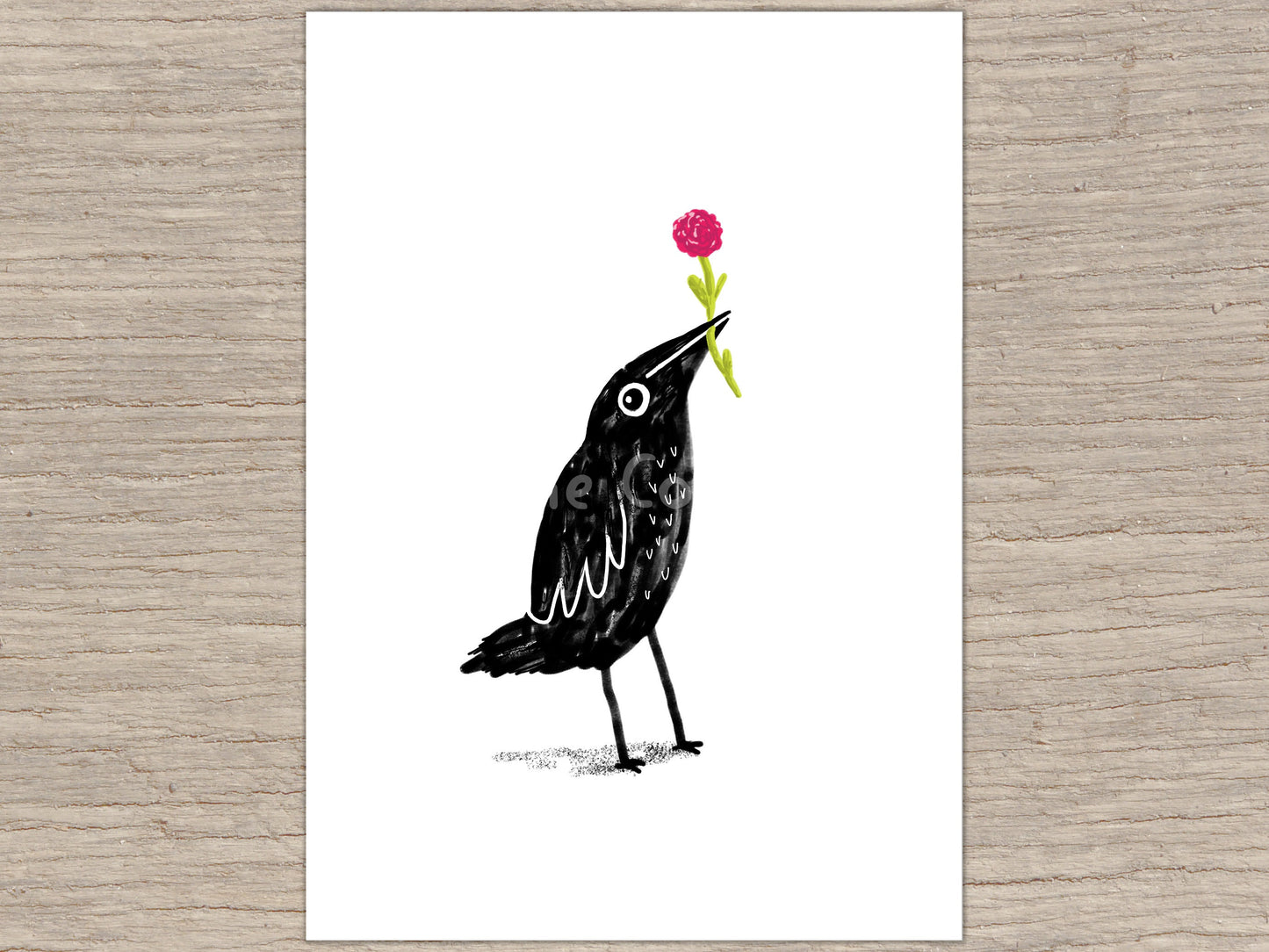 Caw Blimey Art Print