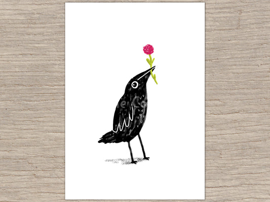 Caw Blimey Art Print