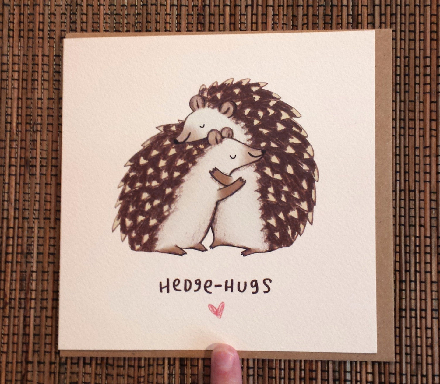 Hedge-hugs Card
