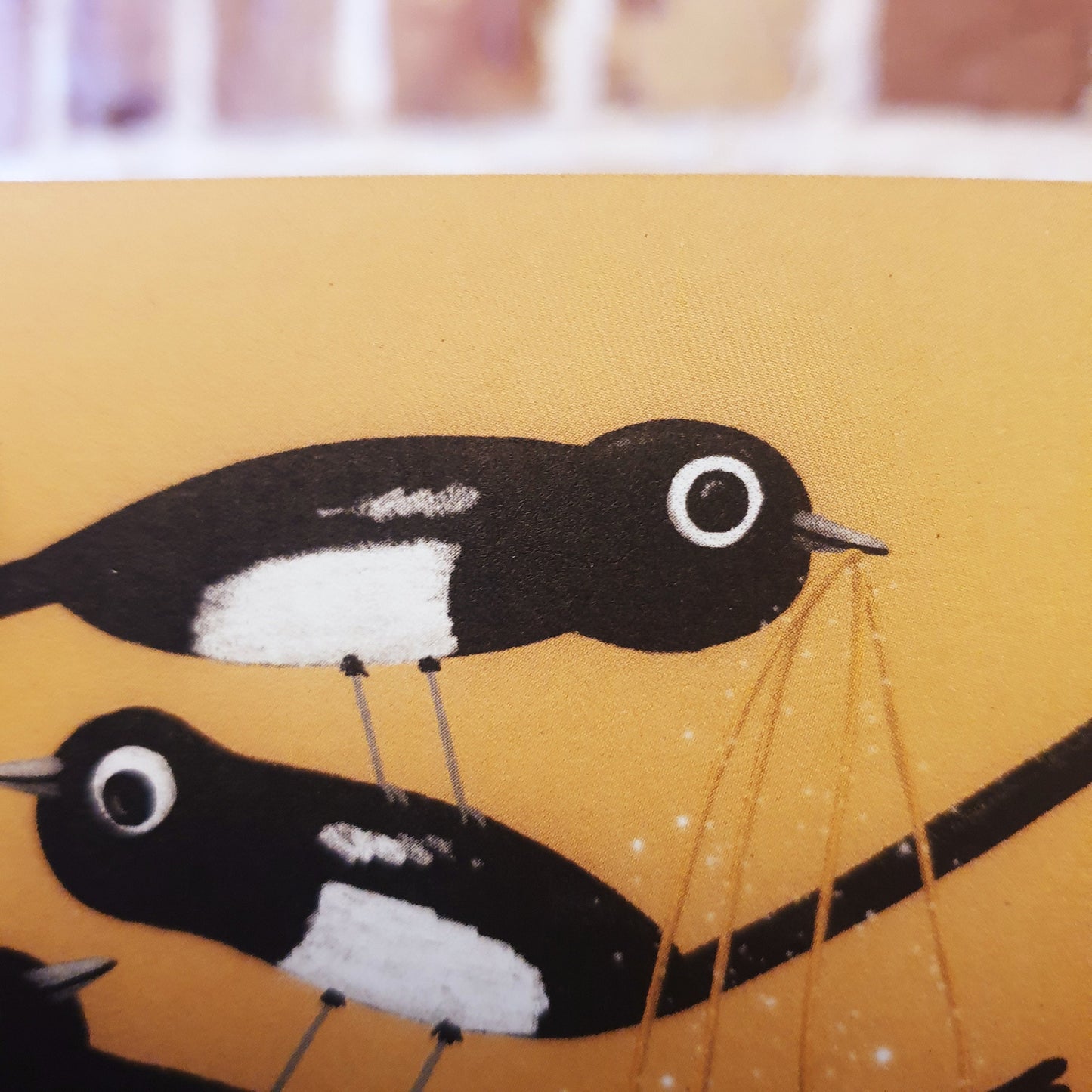 One For Sorrow Magpie Nursery Rhyme Mini Art Zine: Hand Signed Children's Picture Book