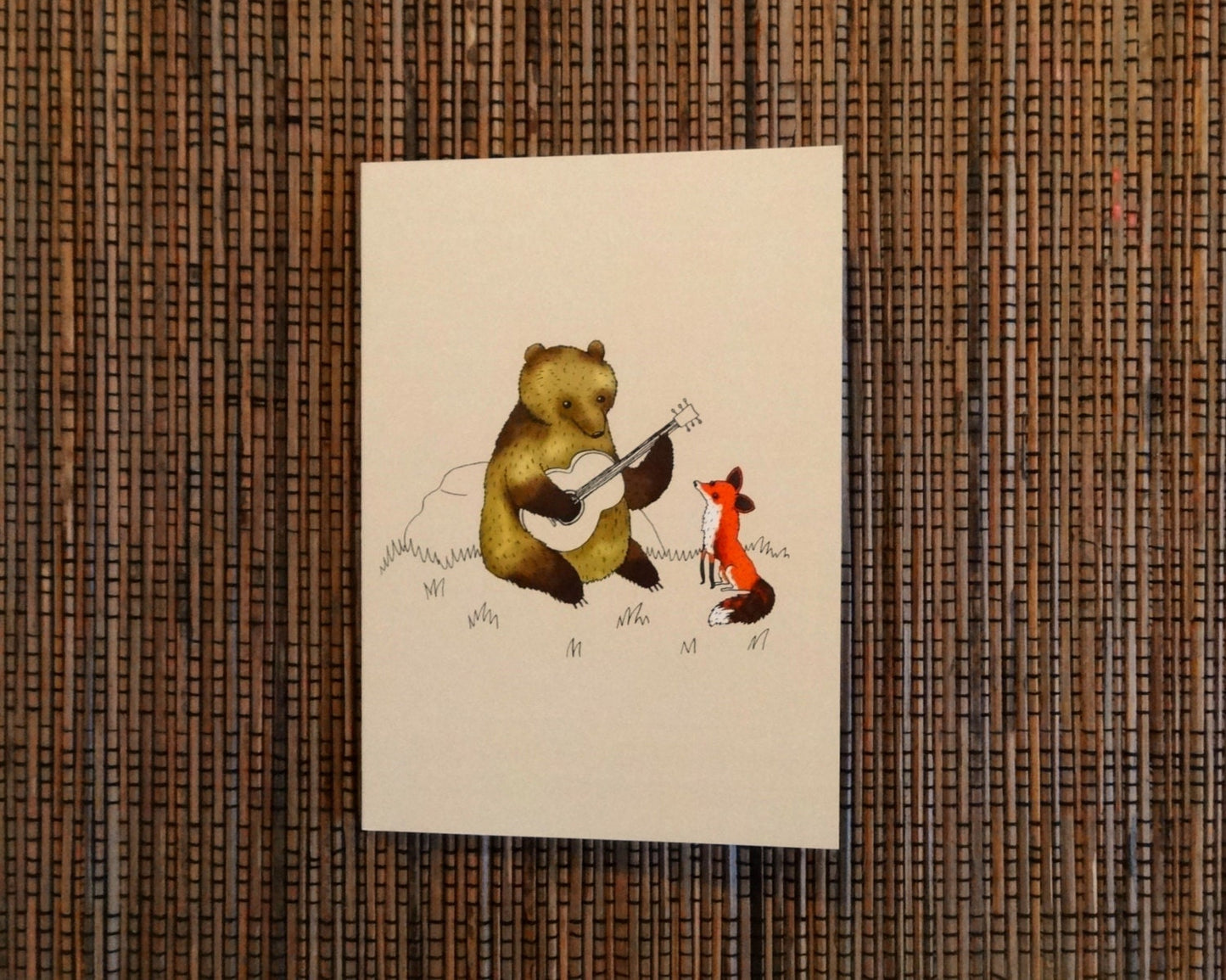 Bear & Fox Card