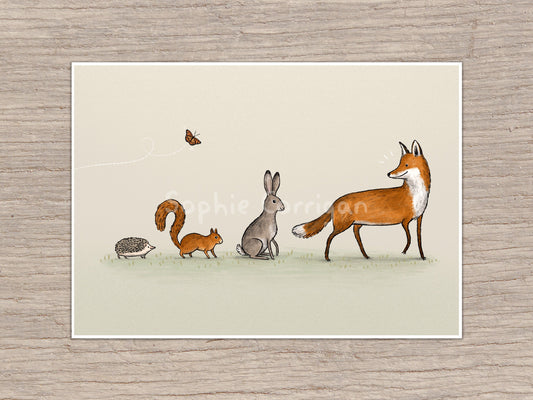 Behind You All The Way Signed Art Print