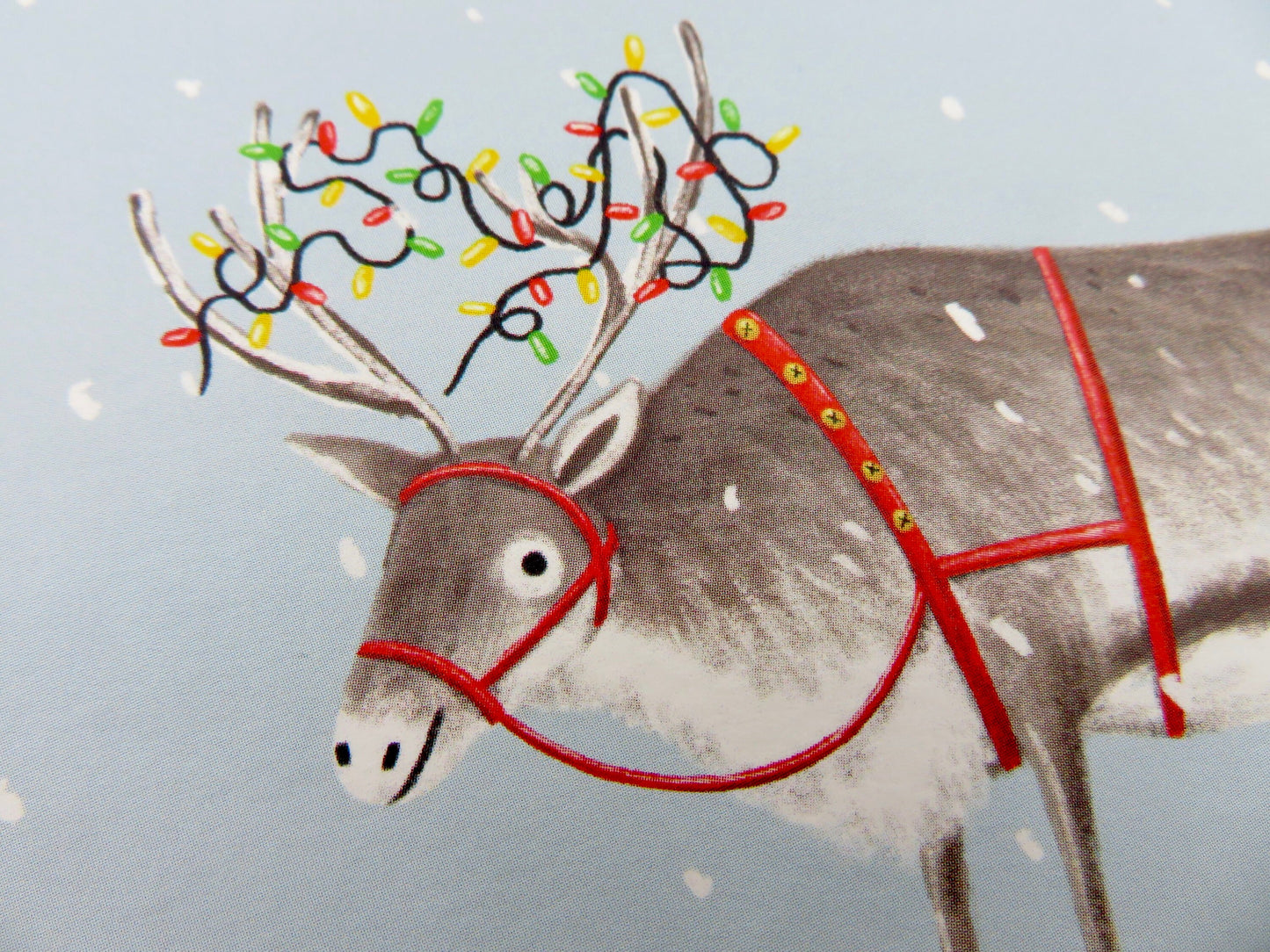 Merry & Bright Reindeer Christmas Card