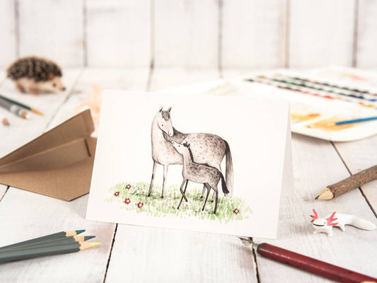 Mare & Foal Card
