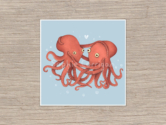 You Octopi My Heart Signed Art Print