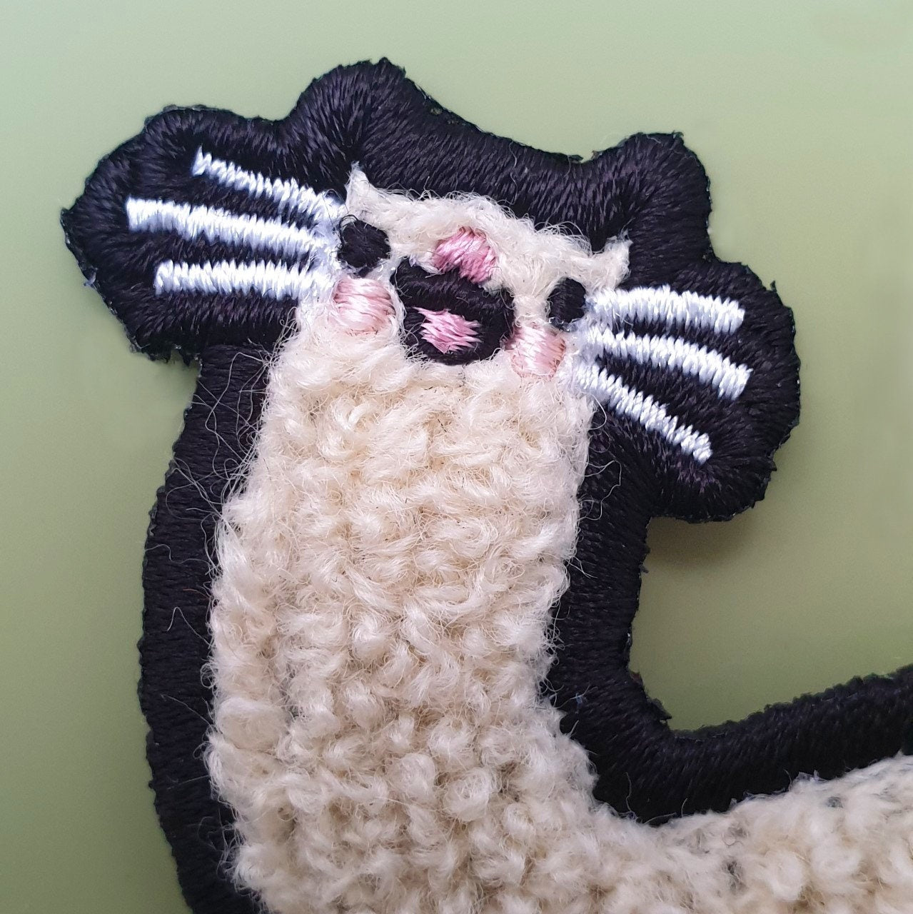 Alpacat Alpaca Cat Chenille Sew On Patch