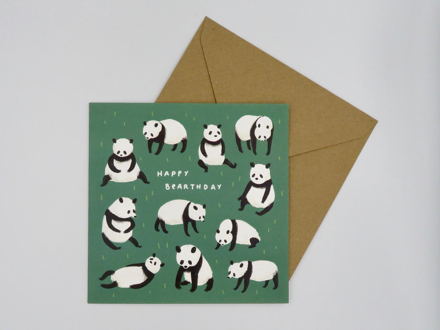 Bearthday Panda Bears Birthday Card