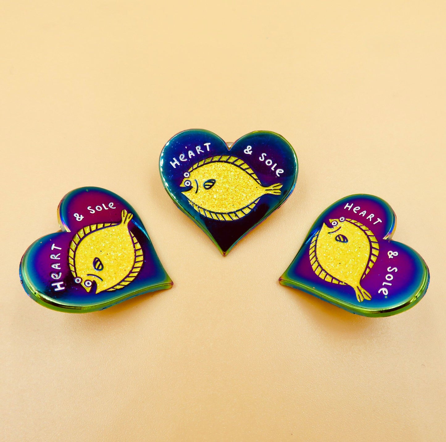 Heart and Sole Pin