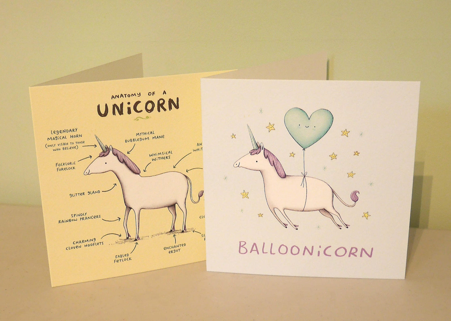 Anatomy Of A Unicorn Card