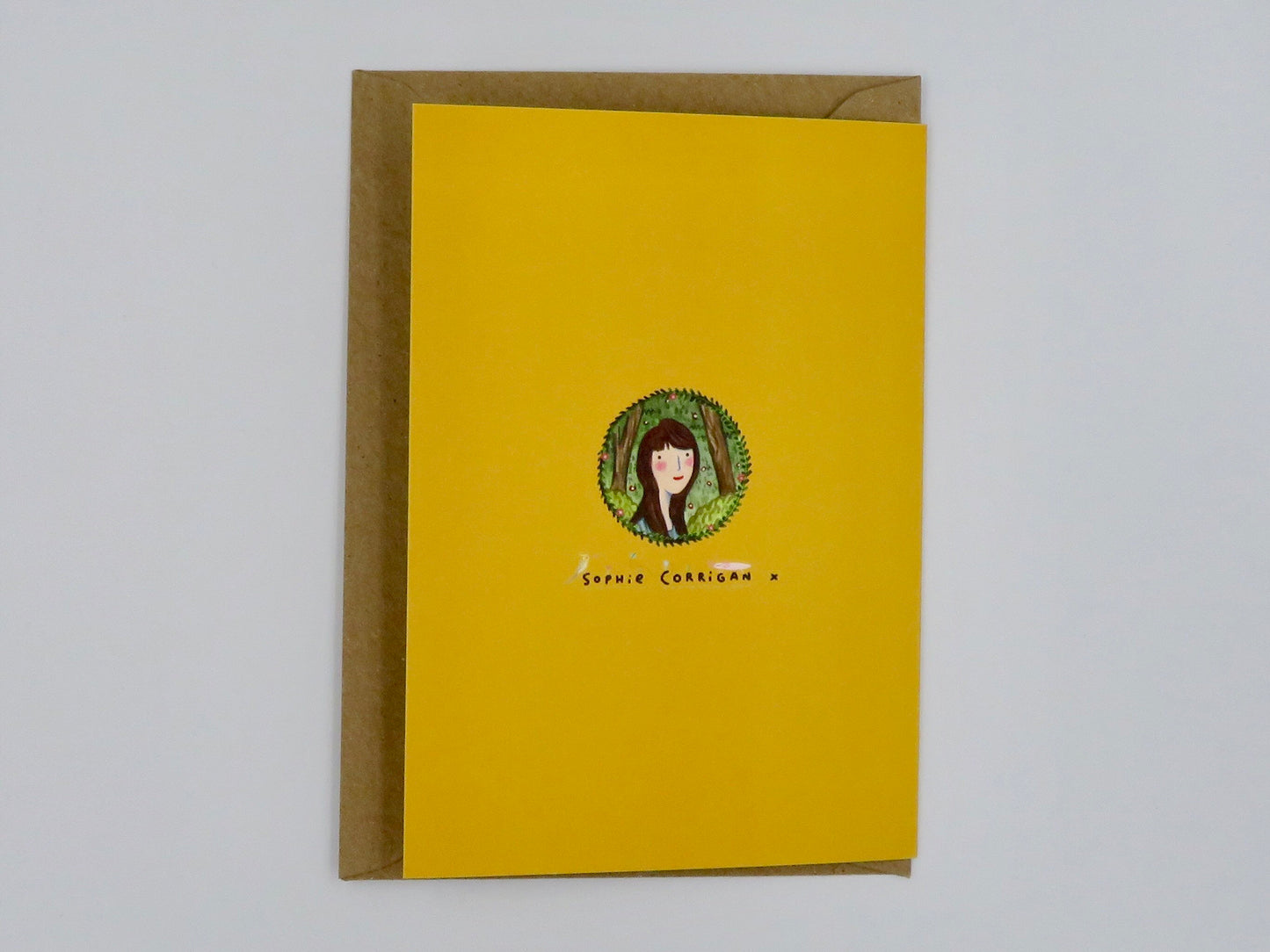 Figgy Pud Christmas Card: Festive Pudding Illustration