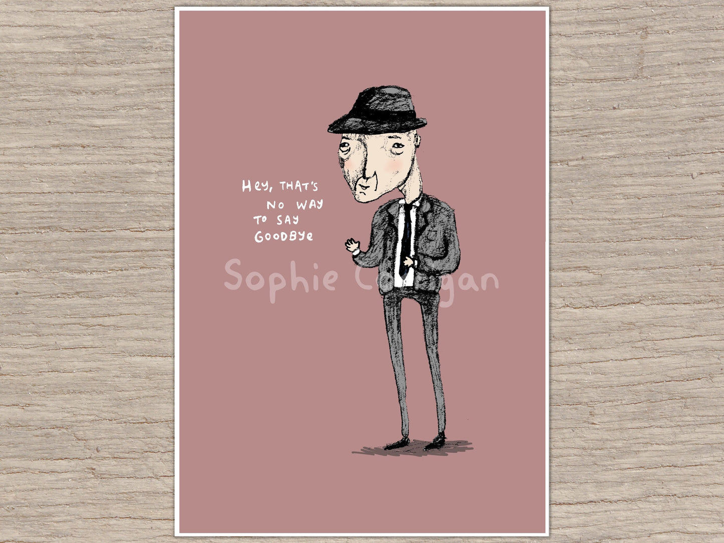 Leonard Cohen Signed Art Print