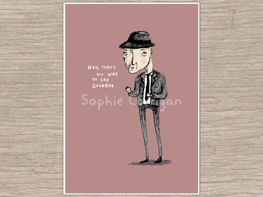 Leonard Cohen Signed Art Print