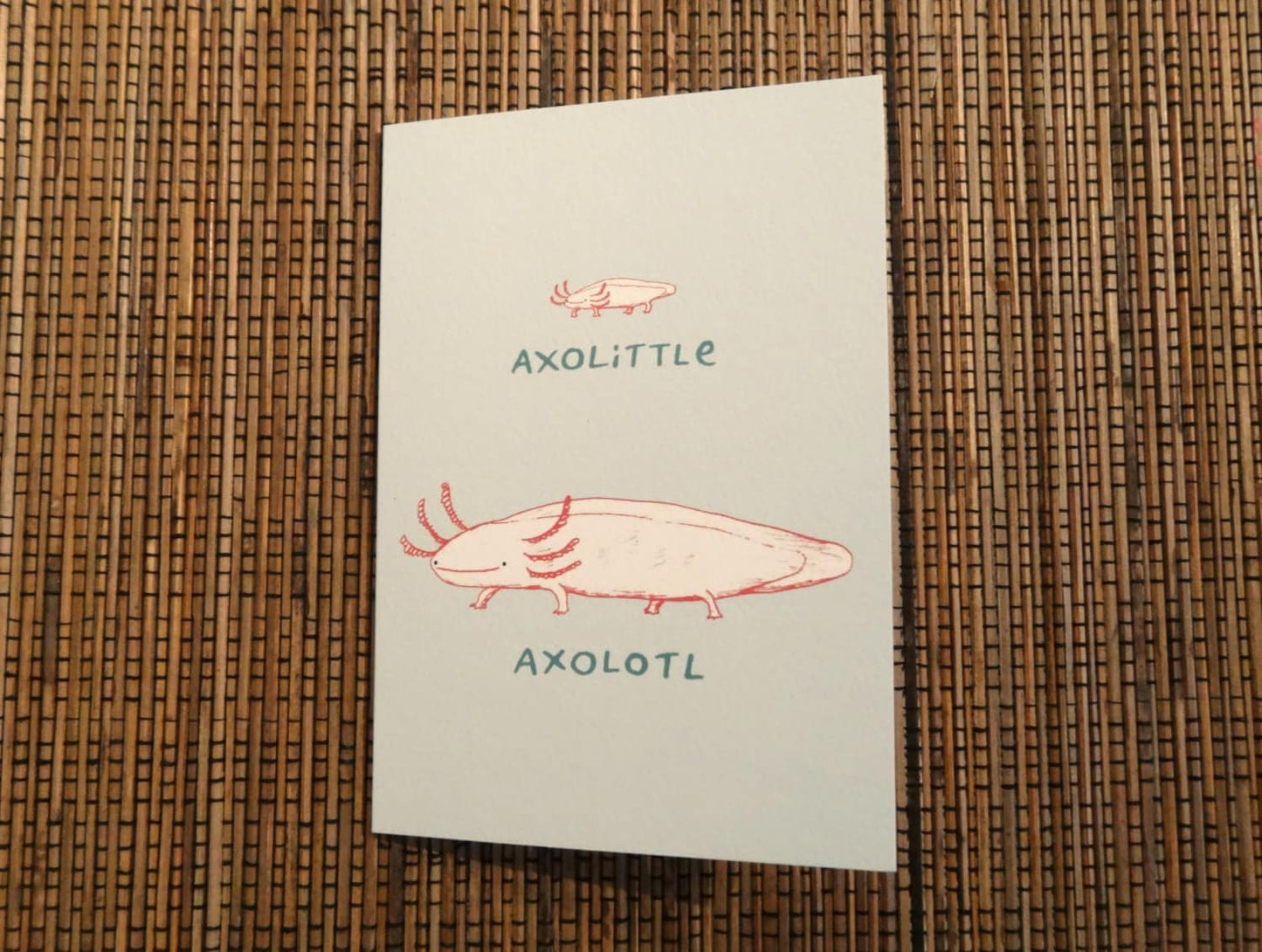 Axolittle Axolotl Card
