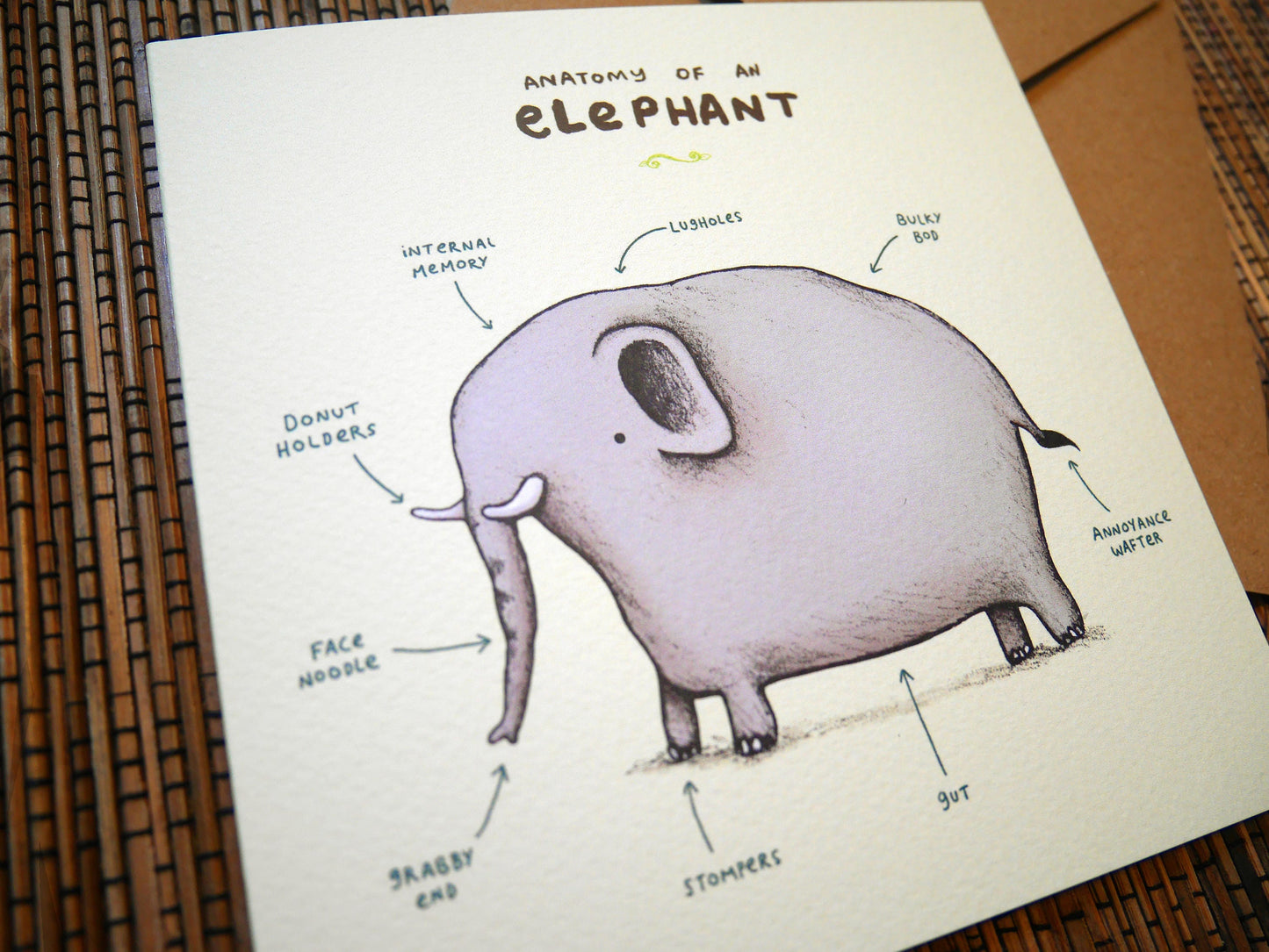 Anatomy of an Elephant Card