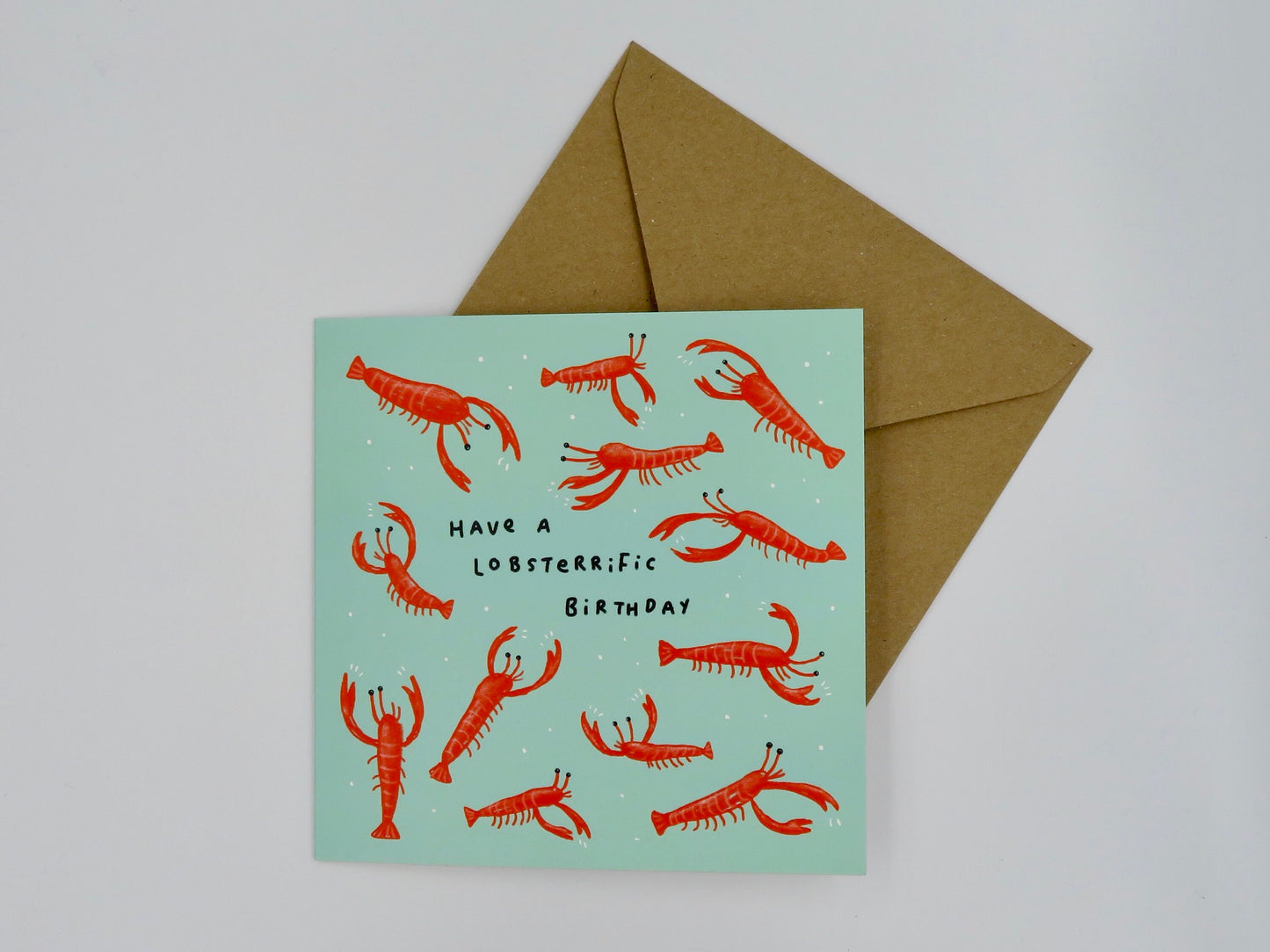 Lobsterrific Lobster Birthday Card
