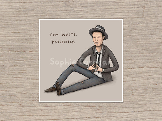 Tom Waits Patiently Signed Art Print