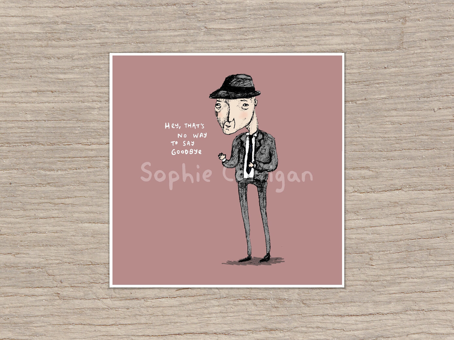 Leonard Cohen Signed Art Print