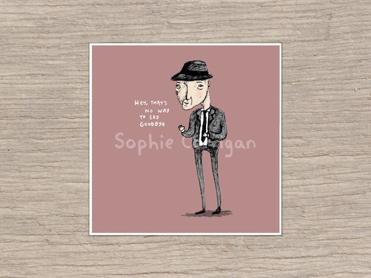 Leonard Cohen Signed Art Print