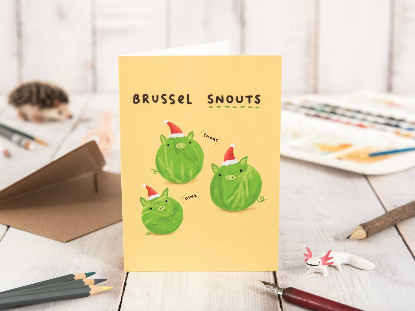Brussel Snouts Christmas Card