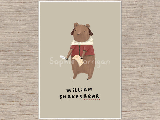 William Shakesbear Signed Art Print