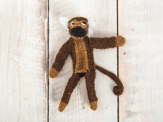 Squirrel Monkey Finger Puppet