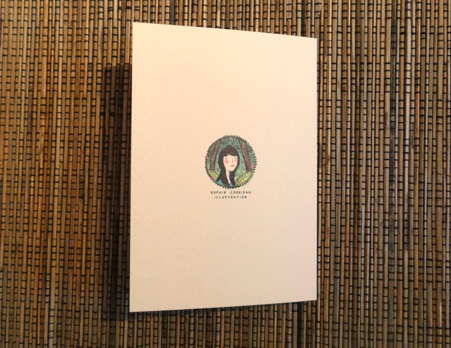 Pugtato Card: Original Pug Potato Illustration, A6 Gesso Card