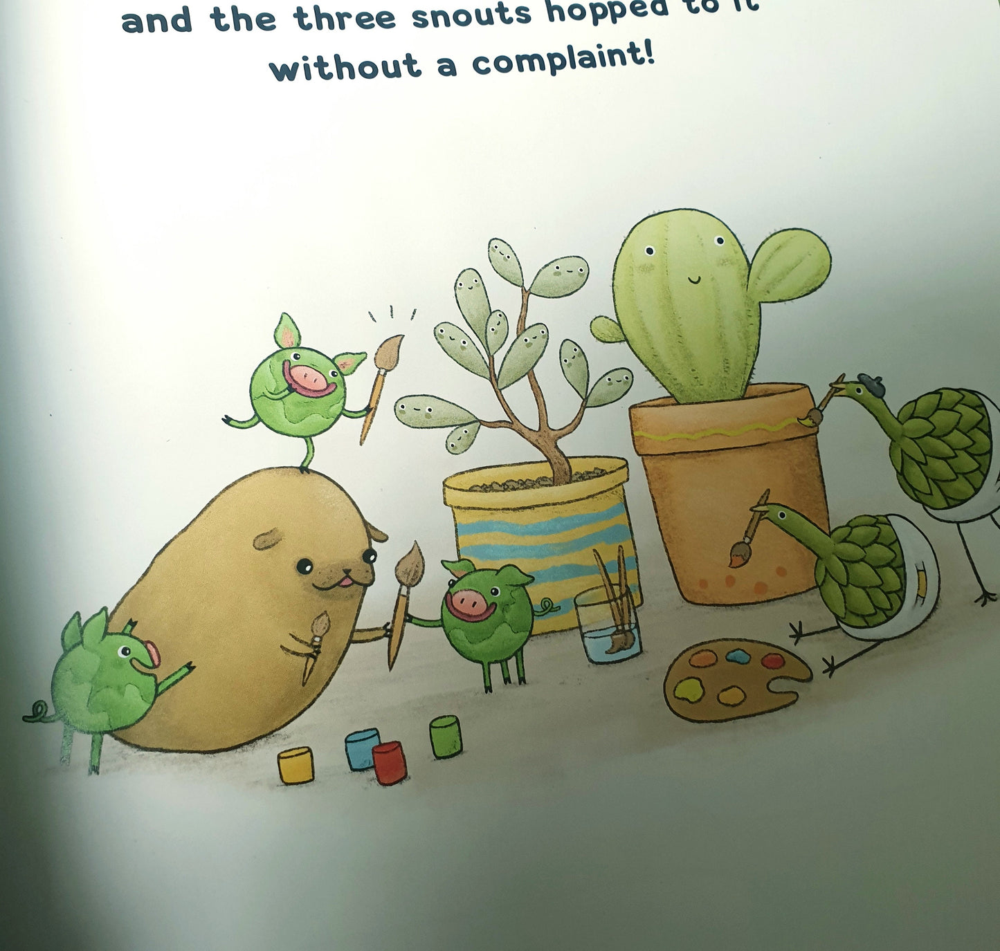 Pugtato Babysits The Snouts Signed Children's Illustrated Picture Book