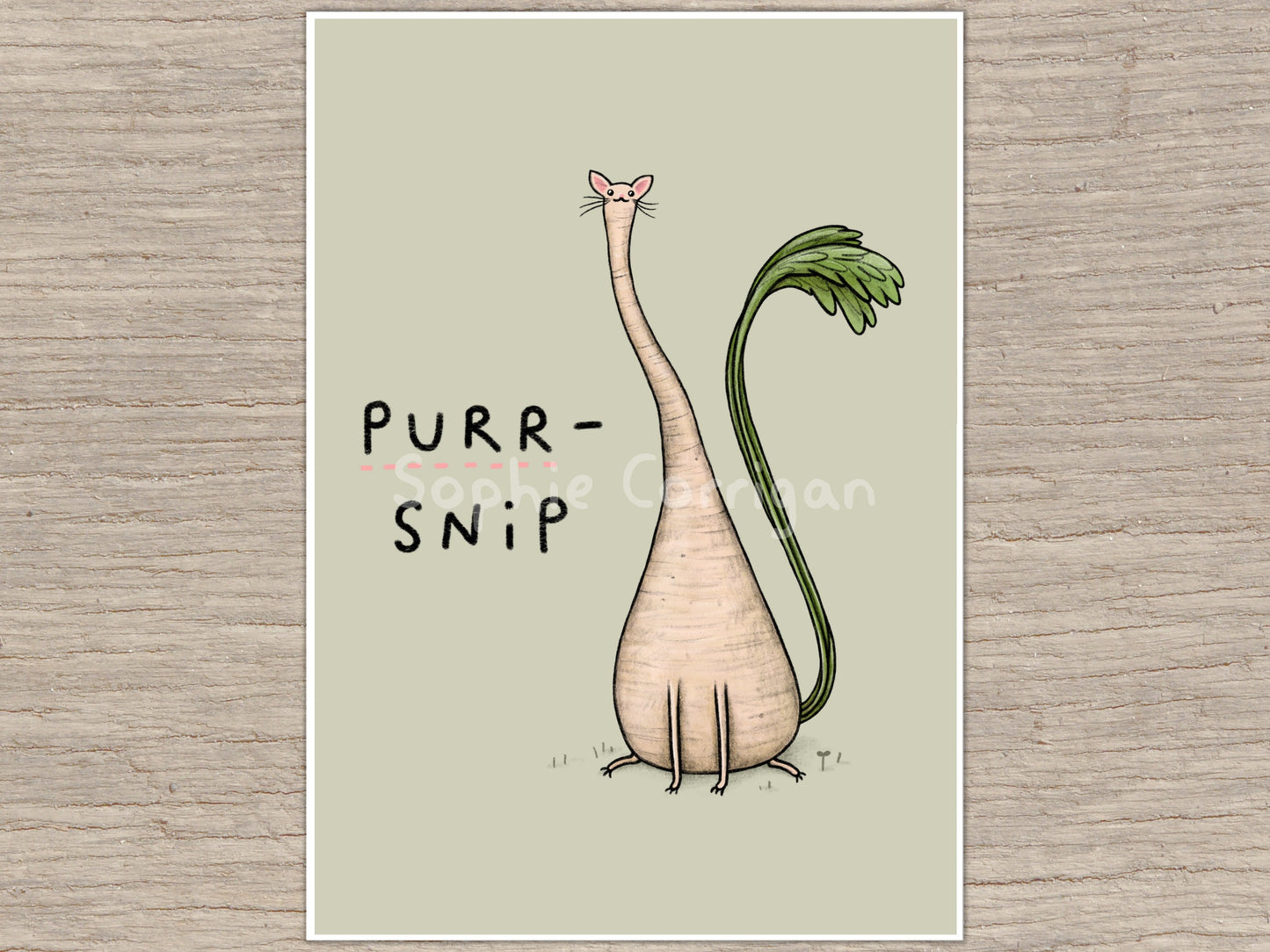 Purrsnip Signed Art Print