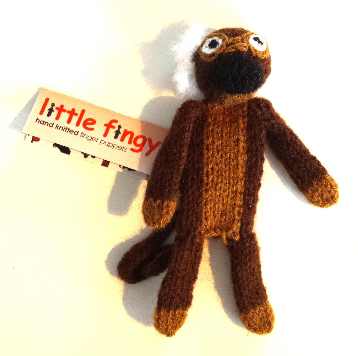 Squirrel Monkey Finger Puppet