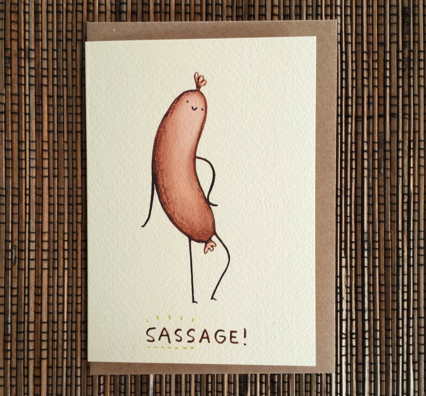 Sassage Sassy Sausage Card