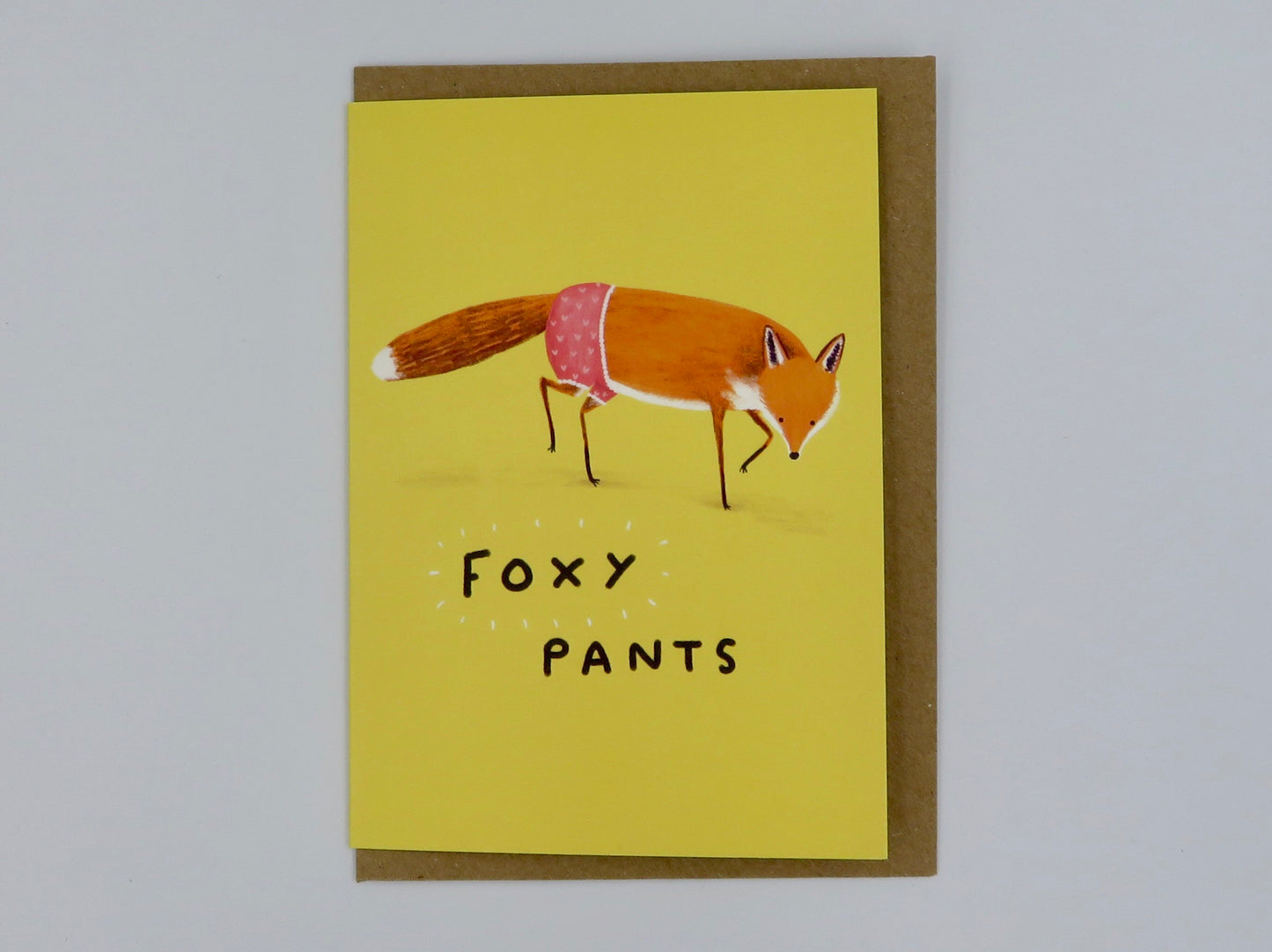 Foxy Pants Valentines Card