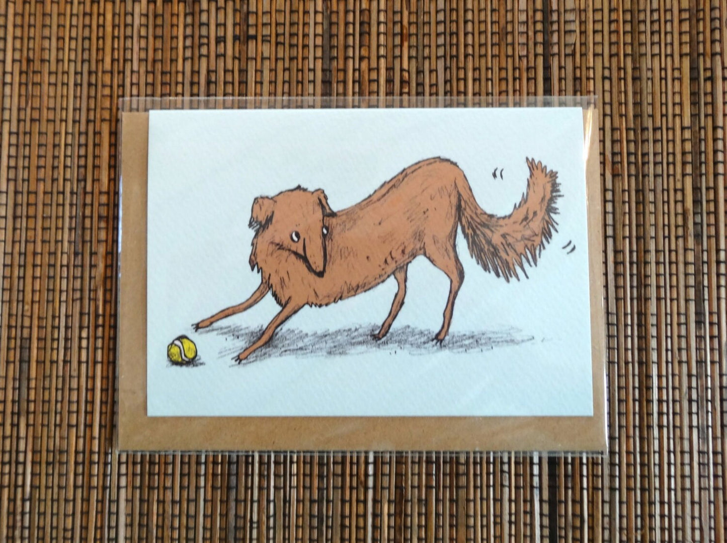 Playful Dog Card