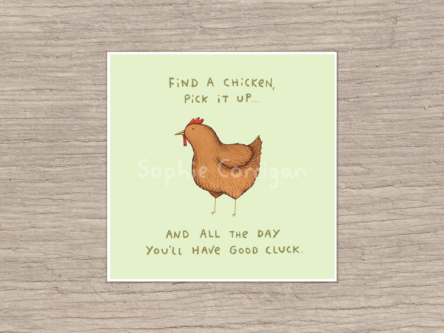 Good Cluck Signed Art Print