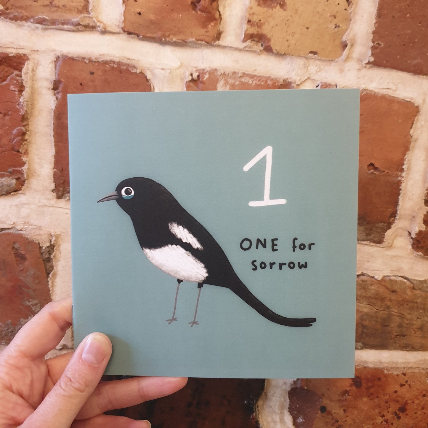 One For Sorrow Magpie Nursery Rhyme Mini Art Zine: Hand Signed Children's Picture Book