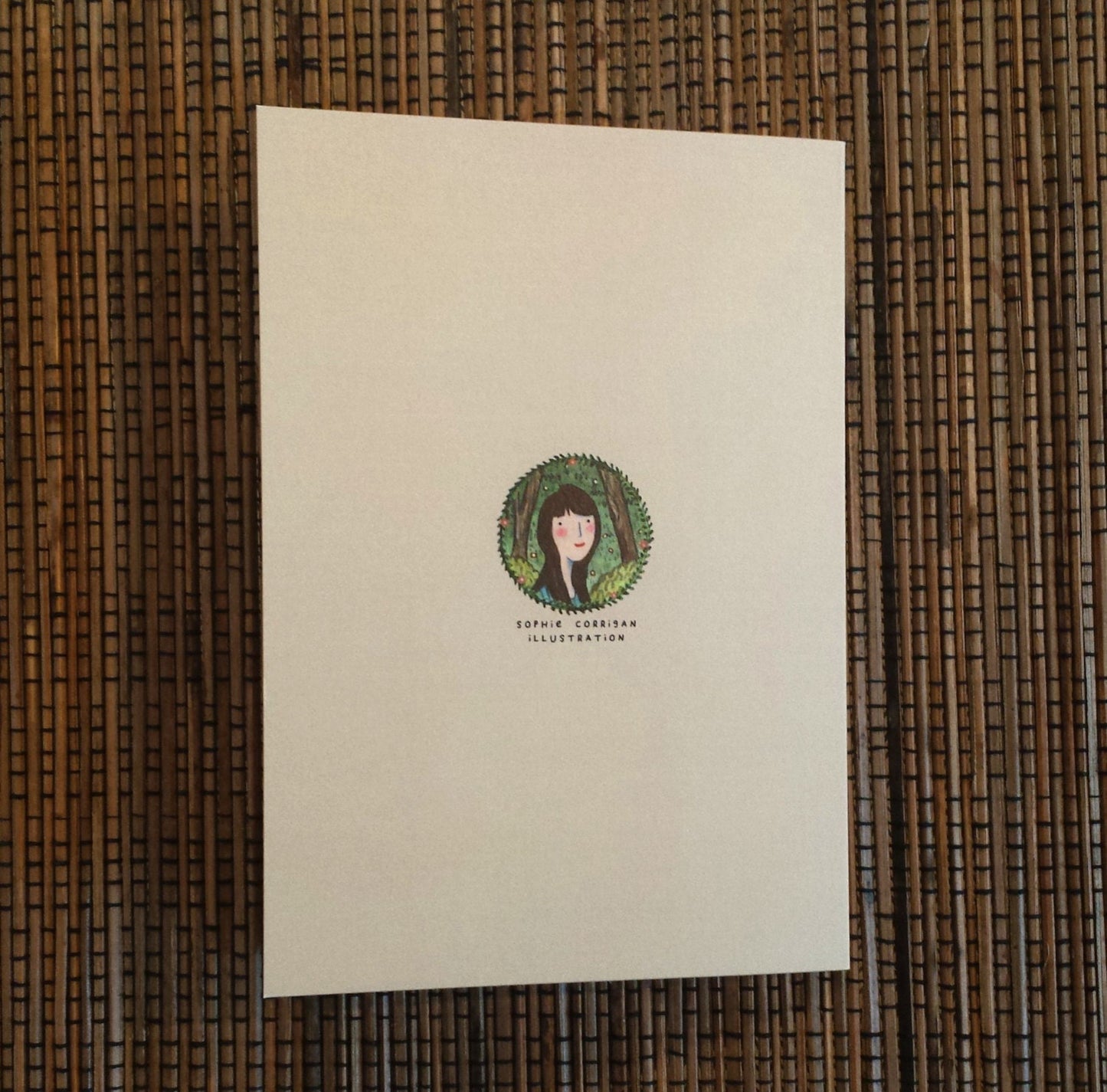 Pugtato Card: A6 Illustration Card with Kraft Envelope