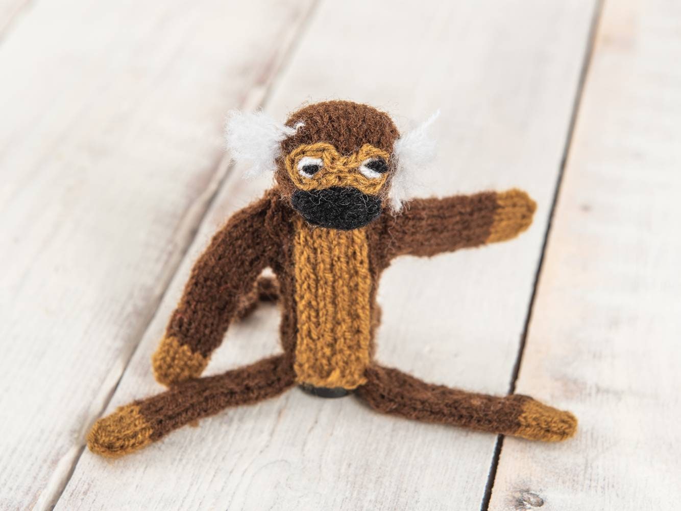 Squirrel Monkey Finger Puppet