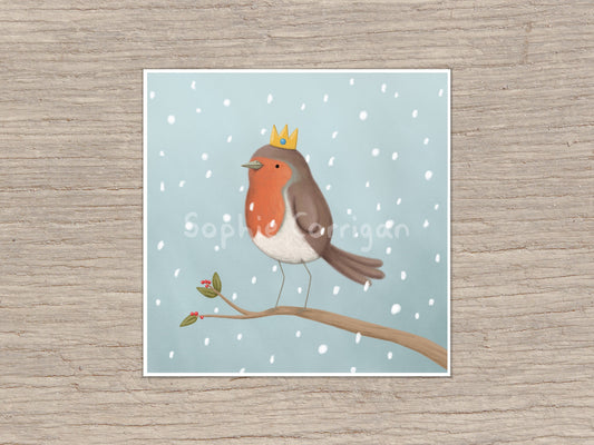 King Robin Signed Art Print